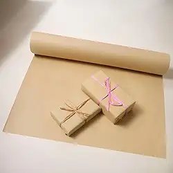 Rolo de papel de embrulho Kraft marrom 30 cm x 500 cm Embalagem de presente para flores, faça você mesmo, artesanato, embalagem, transporte em movimento, embrulho de presente