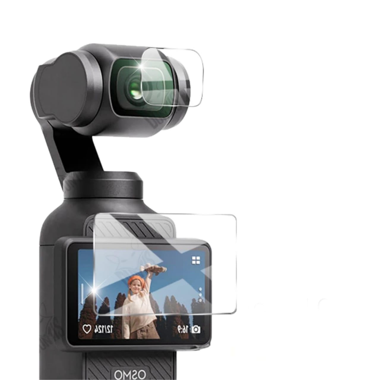 GetZget® Tempered Glass For Dji Osmo Pocket 3 Camera Screen and Lens Protector Accessories (2 Pcs Set) (B0CQG2RXGC) Amazon Price History, Amazon Price Tracker