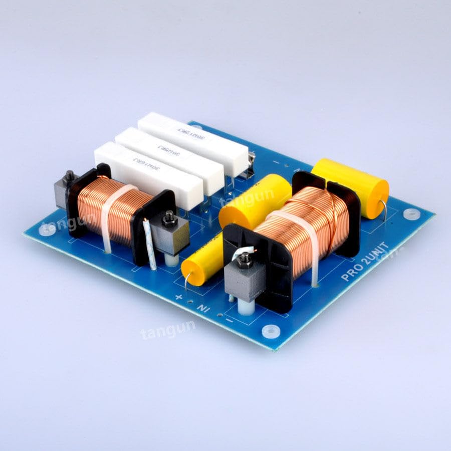 Generic 2pcs 300W High-Low 2 Unit 2 Way Audio Speaker Frequency Divider Crossover Filter