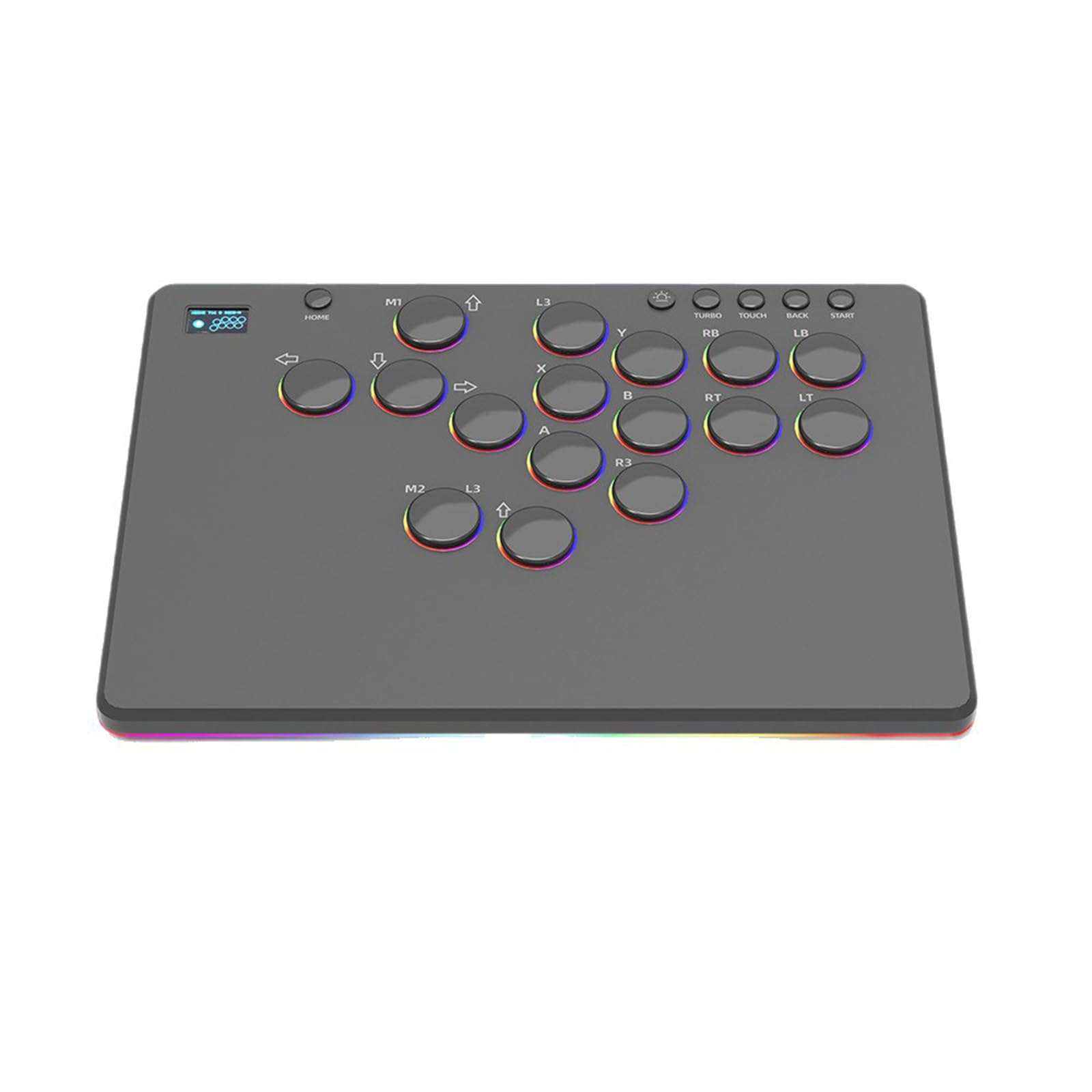 Limtula Joystick da combattimento 3 in 1 per controller del computer Risposta rapida Impugnatura ergonomica Costruzione in metallo e plastica Ingressi reattivi Joystick da gioco ergonomici