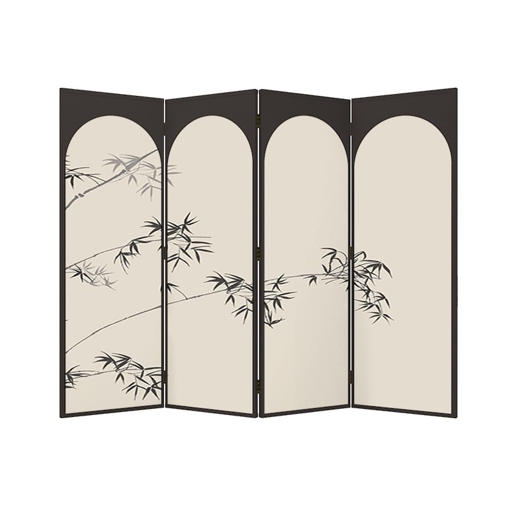 Room dividers Paravent rétro en Feuille de Bambou, cloison décorative sur Pied for la Maison, Le Salon, Bureau, siège d'intimité