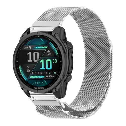 Garmin Fénix 8 - 43 mm, AMOLED, Sapphire, Soft Gold / Fog grey Fénix