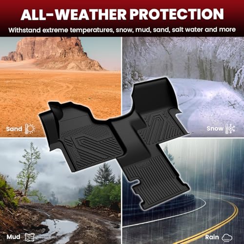 Image of LASFIT Floor Mats for Mercedes Benz & Dodge Sprinter 2500 /3500 2007-2018