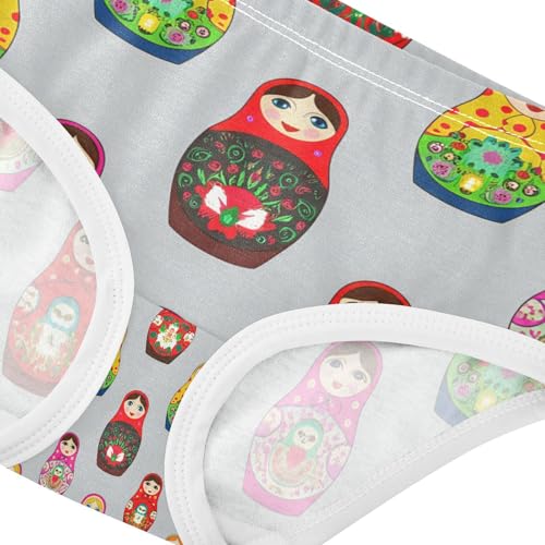 Colorful Russian Nesting Dolls Toddler Girls's Underwear 2T 202c11824