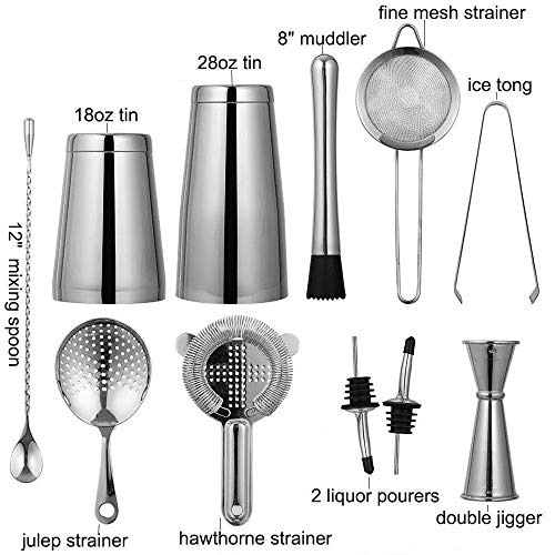 Kit de 11 piezas para coctelera y bar miniatura 2