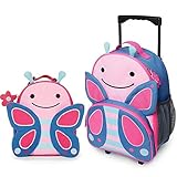 Kit Mala de Rodinha e Lancheira Zoo Borboleta Skip Hop