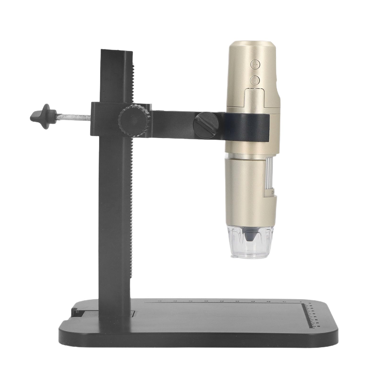 Microscopio Digital WiFi 1600X, Cámara de Microscopio USB Inalámbrica con Soporte Ajustable, 1080P HD de Mano para Inspección de PCB de Plantas, 8 Luces LED Recargables