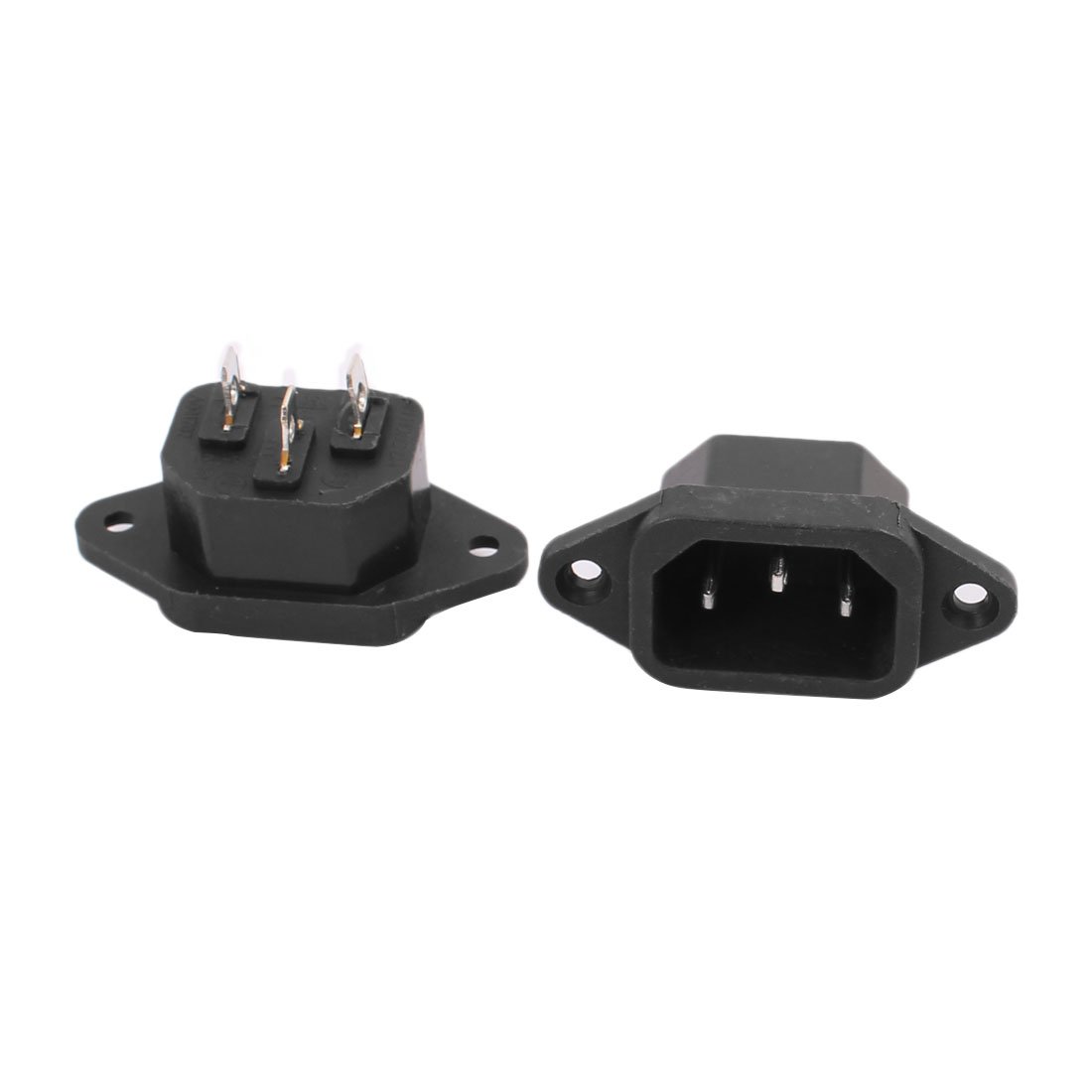 Aexit AC250V 10A Fittings SS-120B IEC AC Input Socket Switch Sound Level Copper Expansion Plugs Rhodium Power