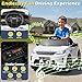 Costzon Ride on Car, Licensed Land Rover Discovery Sport Electric Vehicle, 12V Kids Car with Parent Remote Control, Music, Horn, Song, Gift for Aged 3+ (White, 38” x 24” x 17”(L x W x H))