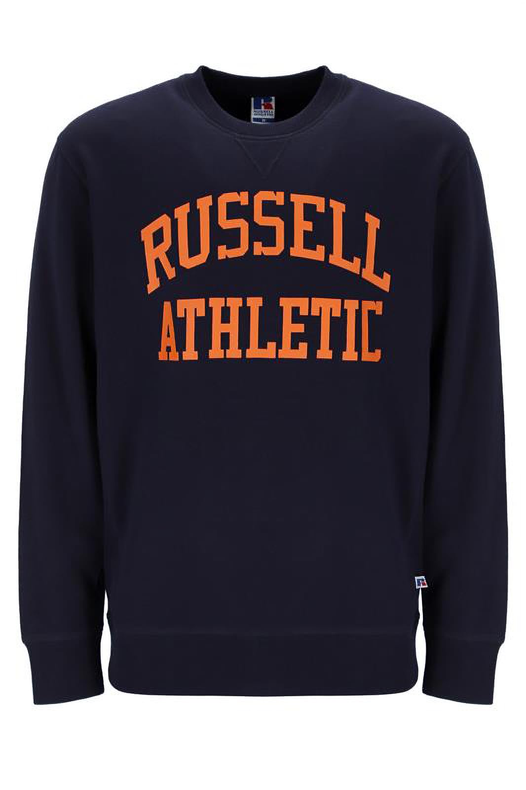 Russell Athletic Mens Iconic Crewneck Sweat Shirt Nuring Tunic, Marine, L EU