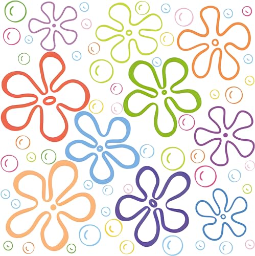 159 calcomanías de pared con burbujas de flores de bikini bajo el mar, decoraciones de fiesta de cumpleaños, calcomanías de pared para dormitorio, baño, decoración de pared para niños, niñas