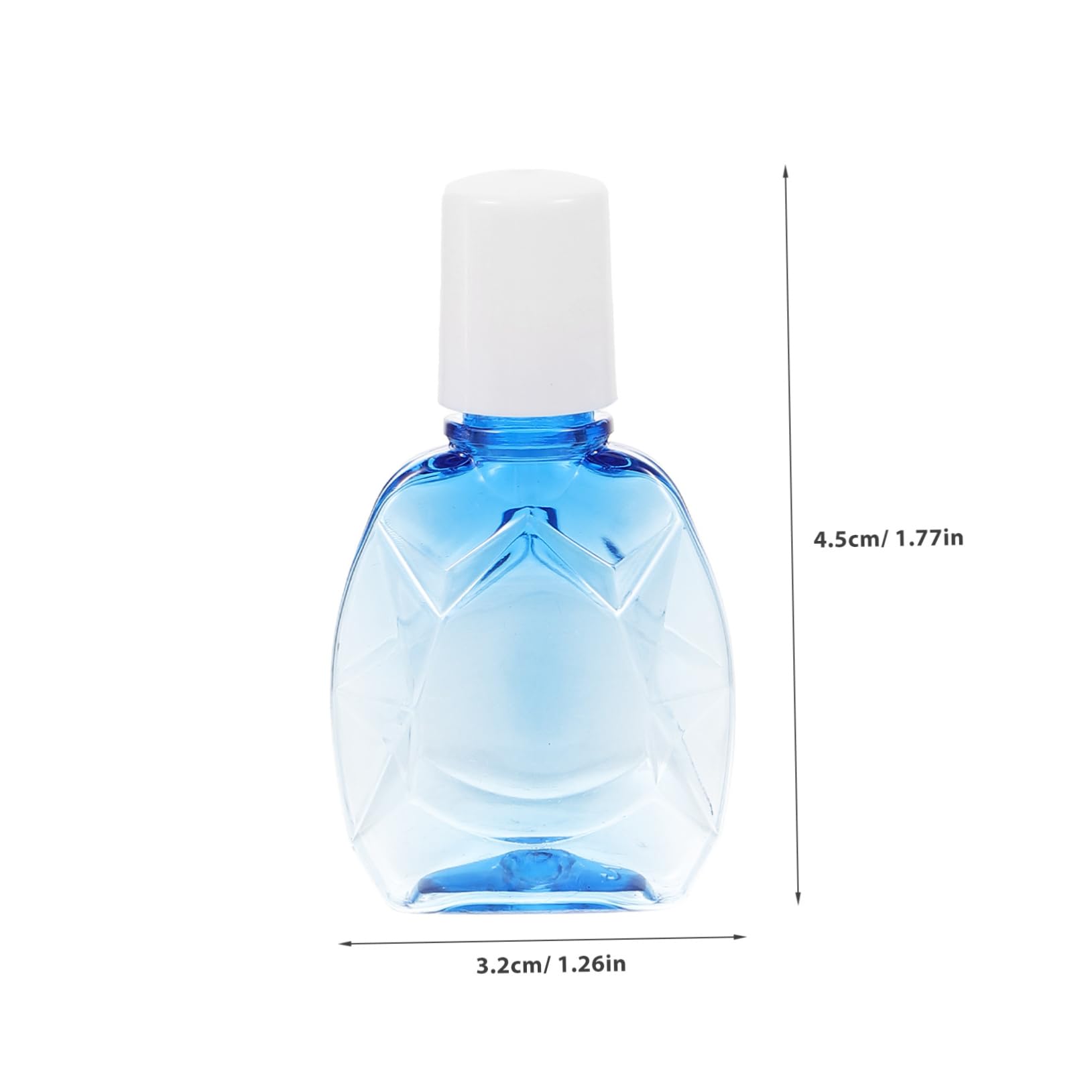 IWOWHERO 10ml Essential Oil Bottle Set Empty Eye Dropper Bottles 10pcs Squeezable Eye Liquid Dispenser