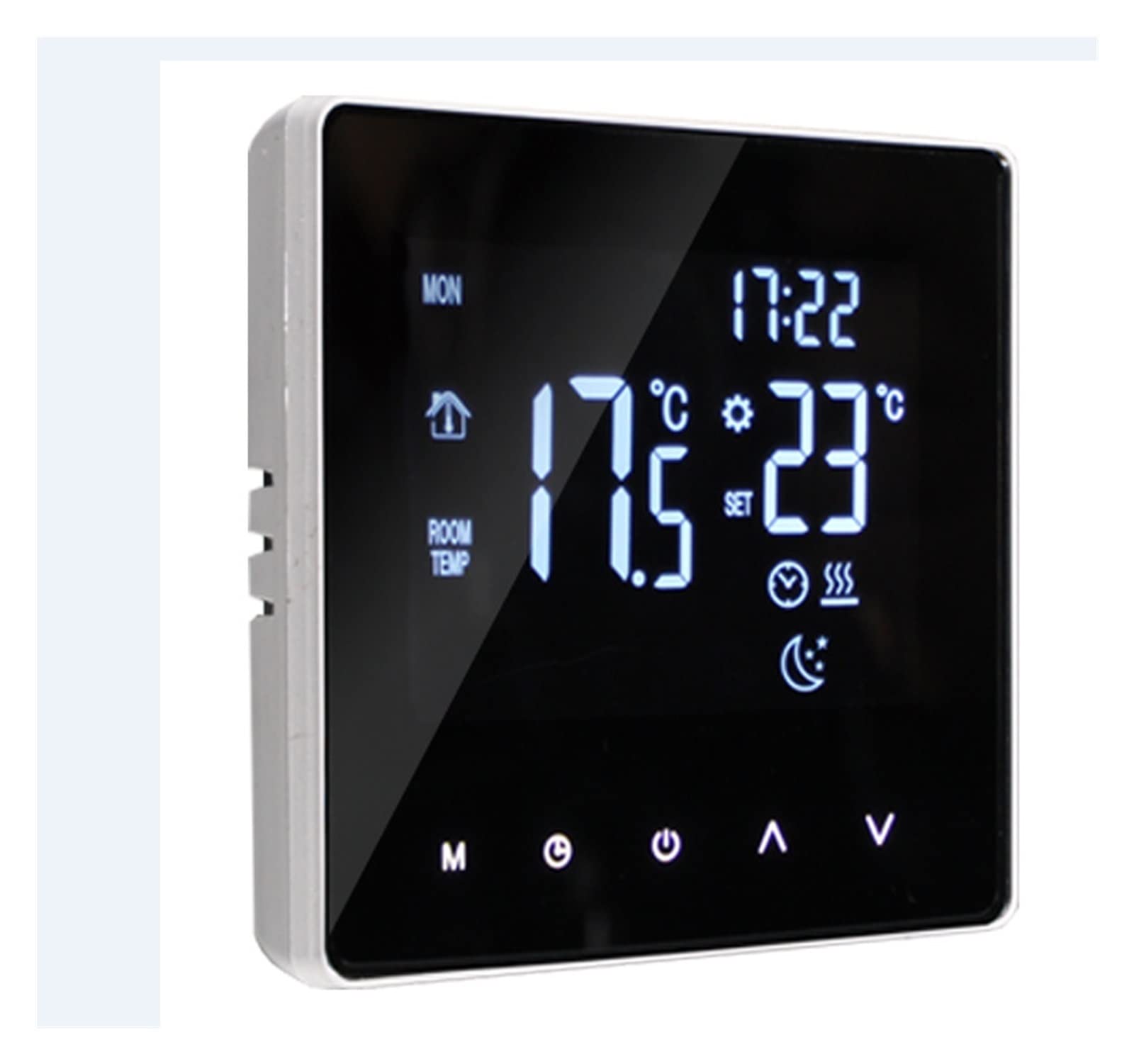 Termometro da interno igrometro digitale TUYA WiFi Smart Termostato Controllo di temperatura Acqua Riscaldamento Pavimento elettrico Caldaia a parete LCD Pannello di controllo della temperatura Con di