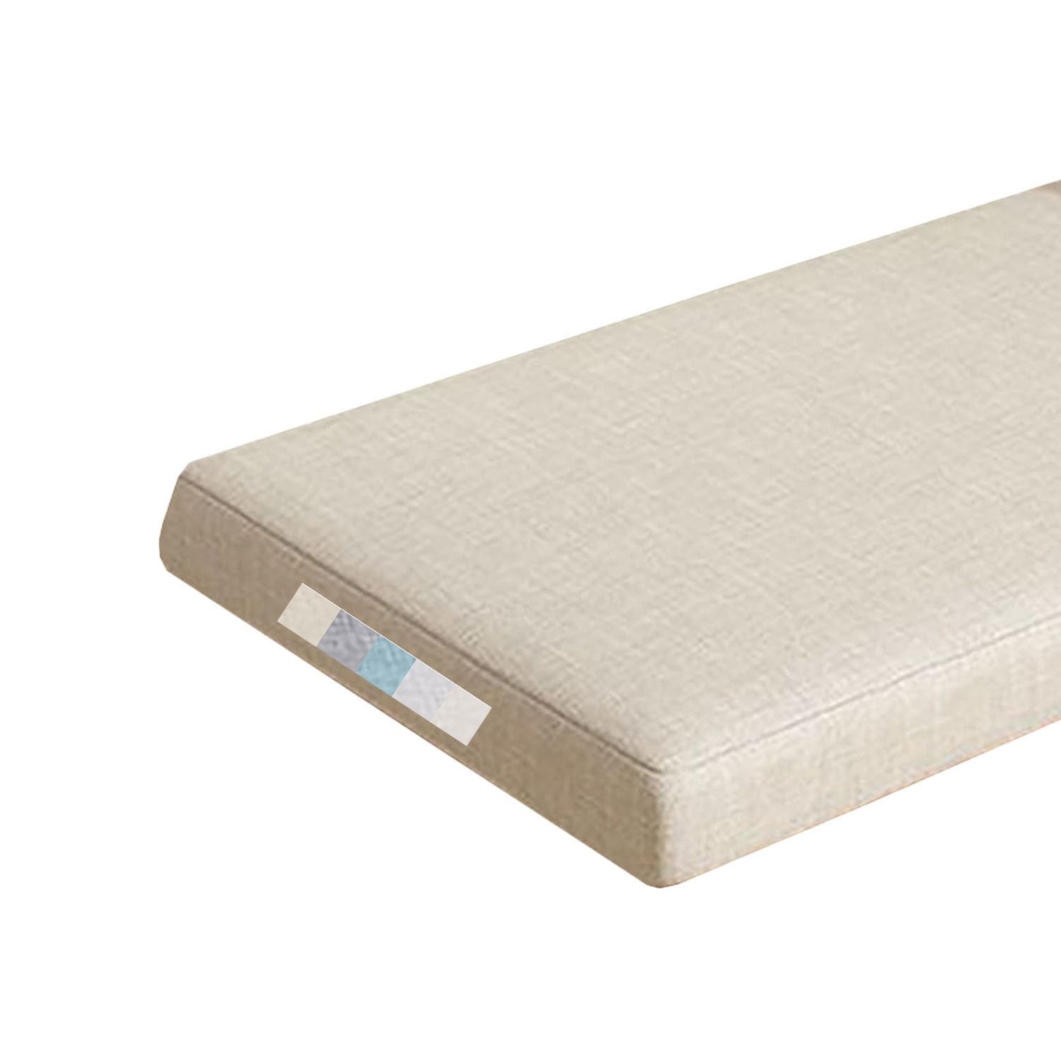 Coussins de banc d'extérieur 2/3 places BayColor2 matelas de chaise de jardin 140x40x5cm