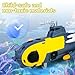 CORPER TOYS Ocean Submarine Toys Playset for Kids with Sea Animals and Vehicles Set Toy Gift for Birthday Christmas