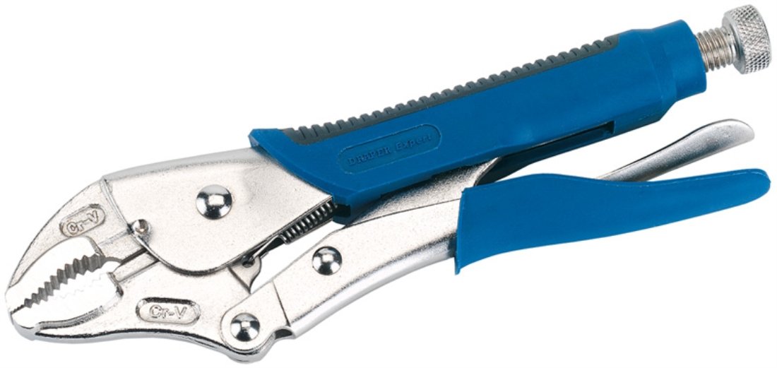 Draper 250 Mm 89124 250Mm Curved Jaw Soft Grip Pliers