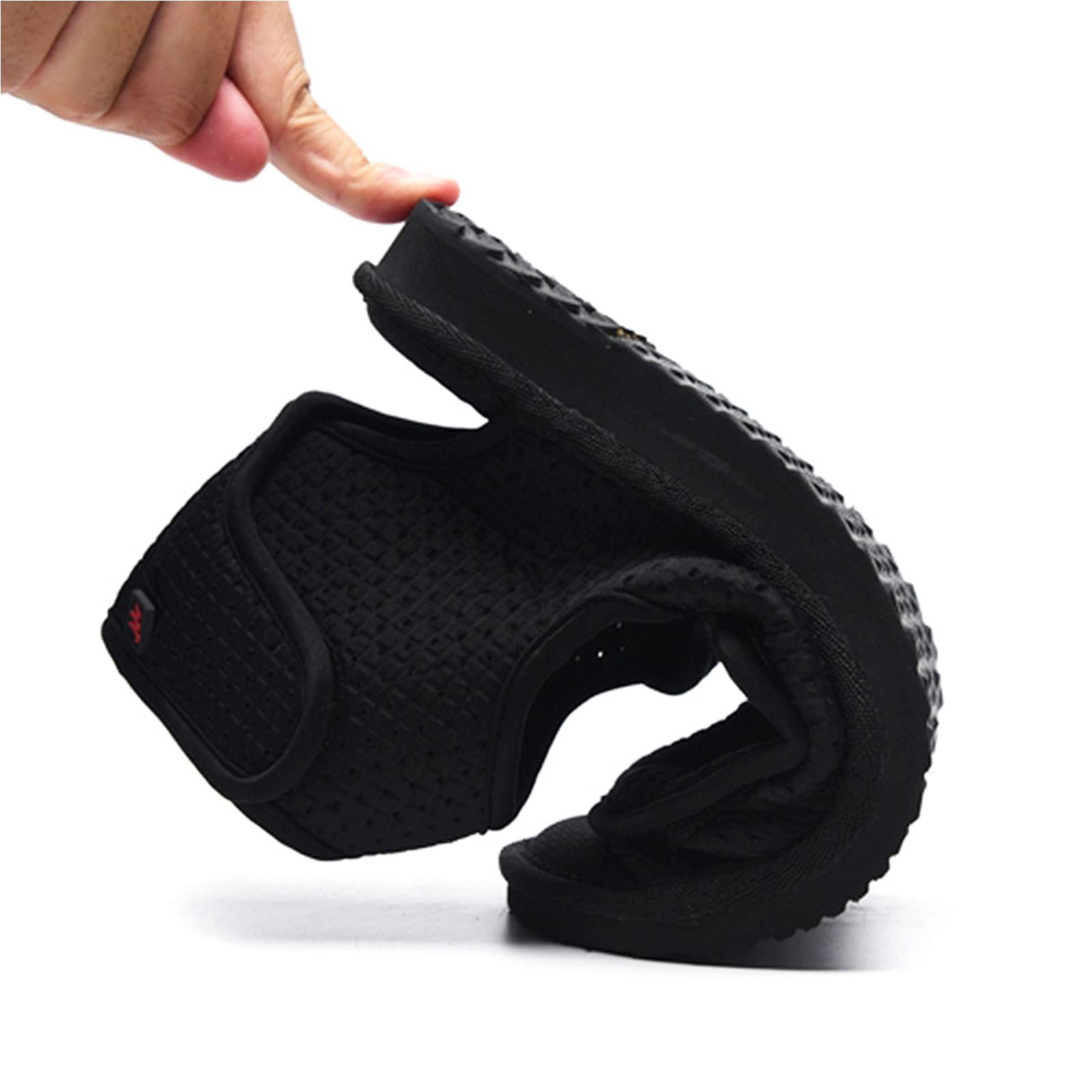 Wygwlg Zapatos para diabéticos ajustables y cómodos de verano, sandalias para ancianos de mediana edad, zapatillas para diabéticos, con velcro