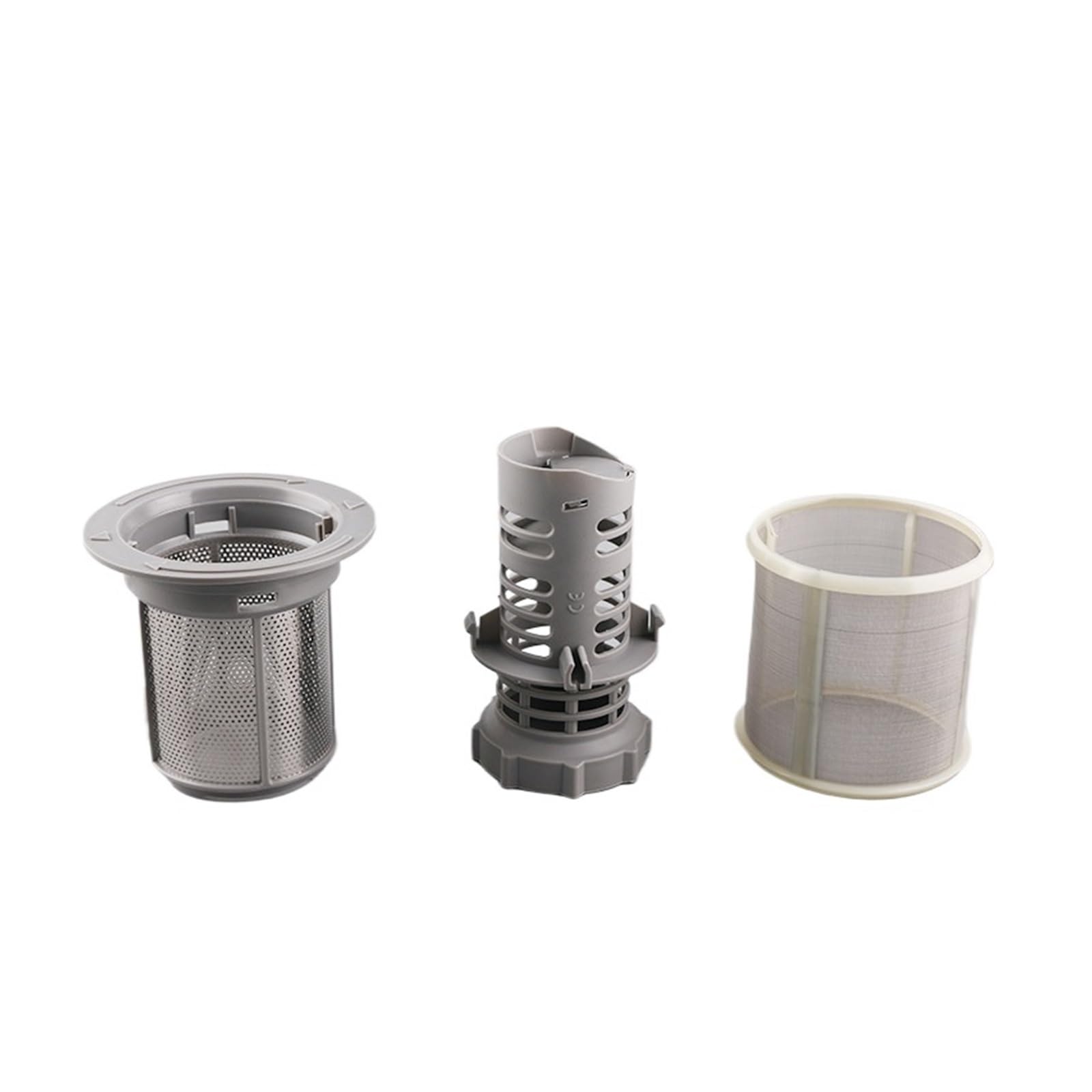 Accesorios Filtro De Malla Reemplazo De Acero Inoxidable Filtro For Lavavajillas De Cocina Juego De Filtros De Malla Pantalla De Filtro For Lavavajillas De Cocina(2pcs Grey)