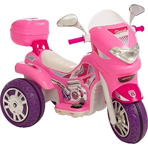 Moto Elétrica, Biemme, Sprint Turbo, Pink, 12 V, com Capace