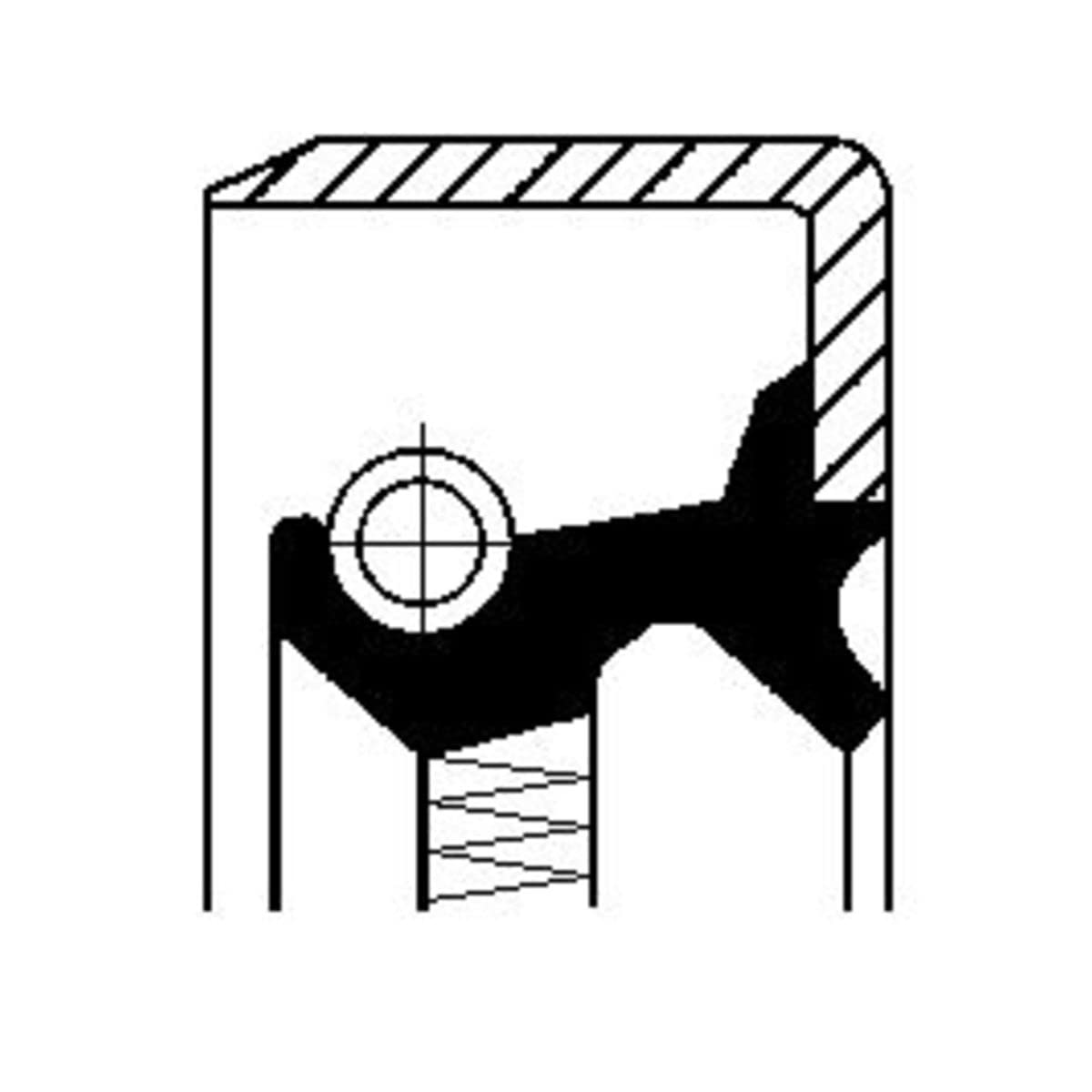 Corteco 12011302B Differential Shaft Seal