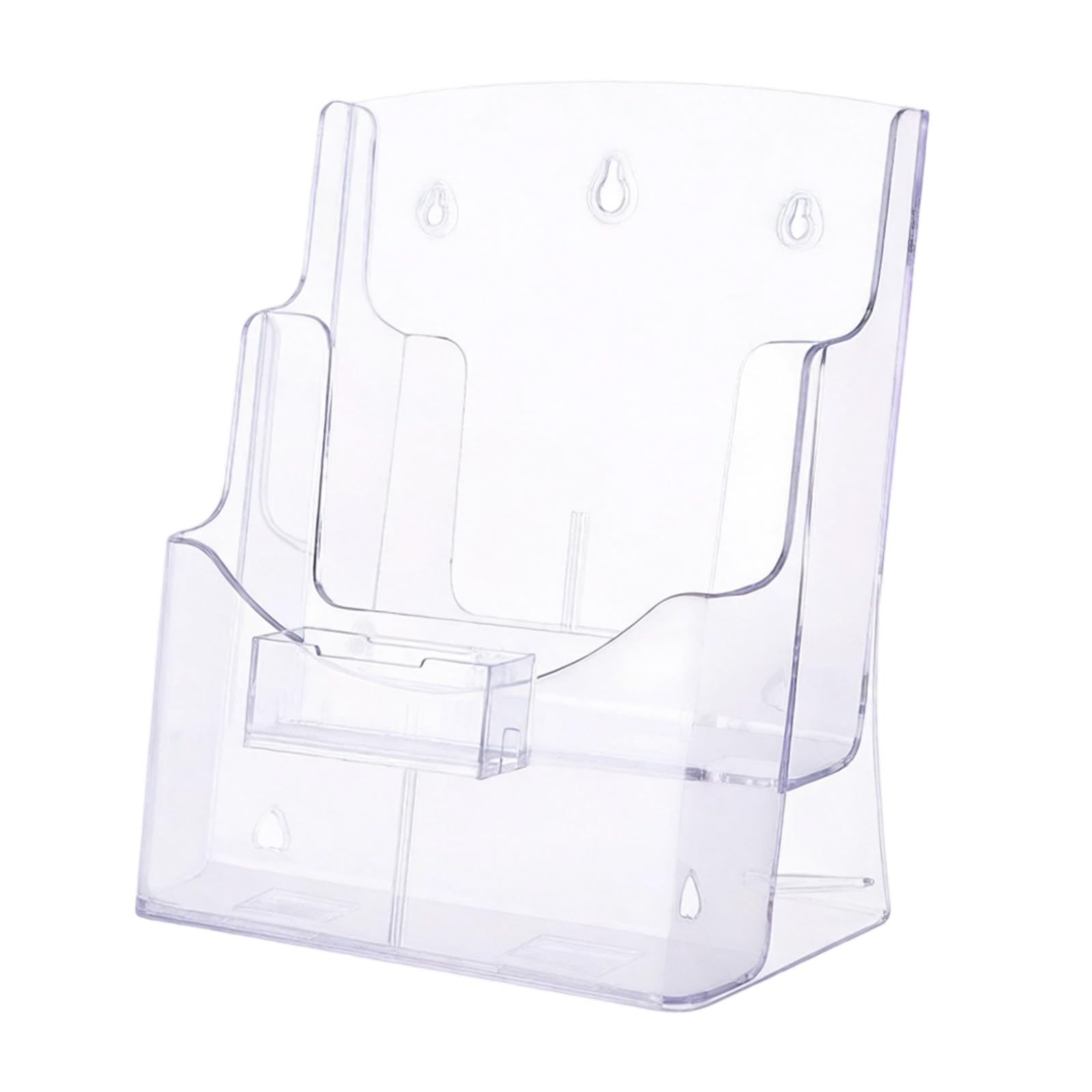 LUCKGONI Multitier Acrylic Display Stand For Organized Storage Of Files Magazines And Documents In Offices Or Home