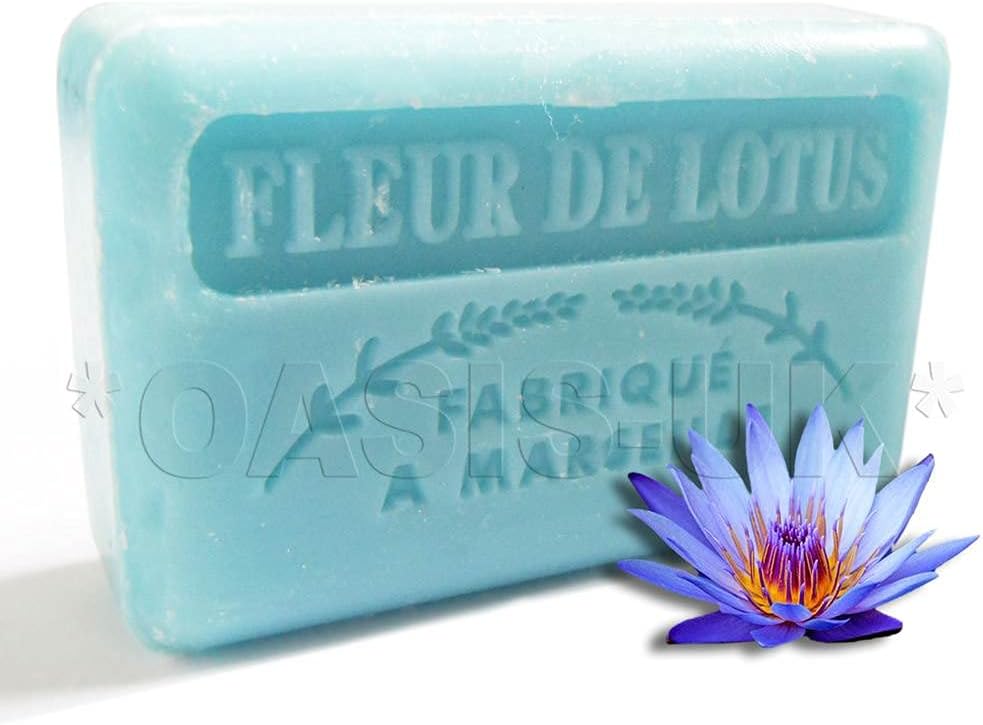 Foufour 125G Savon De Marseille Soap - Lotus Flowers (Fleur De Lotus)