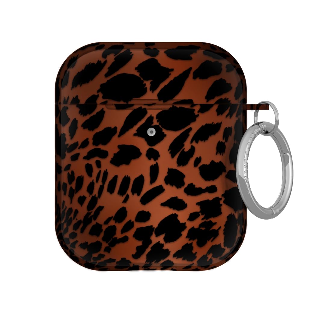 Velvet Caviar Compatible with AirPods Case 2nd and 1st Generation - Cute Protective Hard Cover for Women - Leopard Tortoise Shell