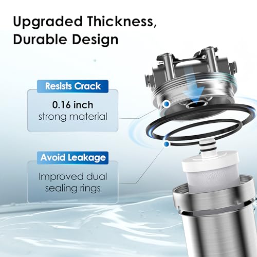 Waterdrop AS08 Stainless Steel Under Sink Water Filter System, Reduces Lead - Image 3