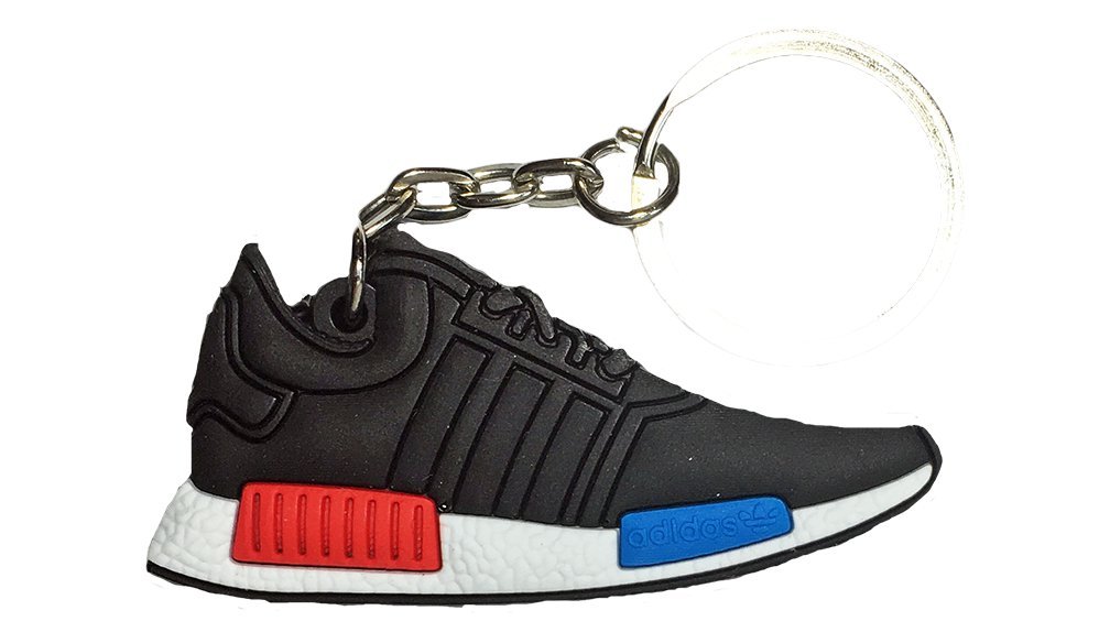 Black Blue Lush Red Nmd Runner 2d Flat Sneaker Keychain | Desertcart  Suriname