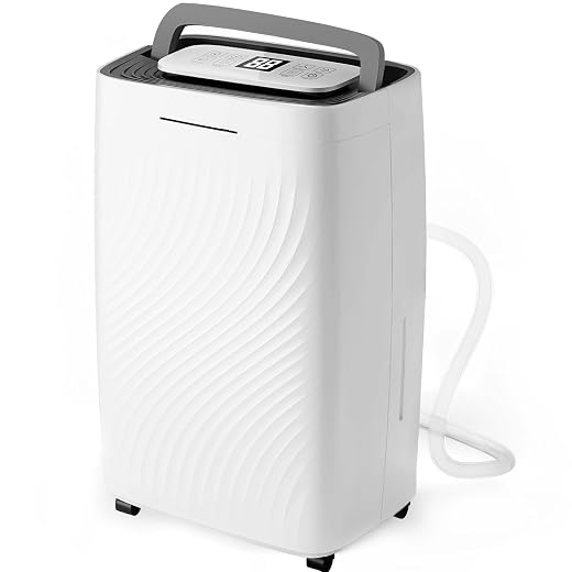 81 Pint Dehumidifier, 5500 Sq.Ft Dehumidifier for Basement with Drain Hose