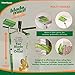 Blade Maid Deluxe Ceiling Fan Cleaner- Cleaning Tool with 6 Foot Extendable Pole, Cleaning Head, Reusable Fiber Duster, & Flexible Dusting Brush