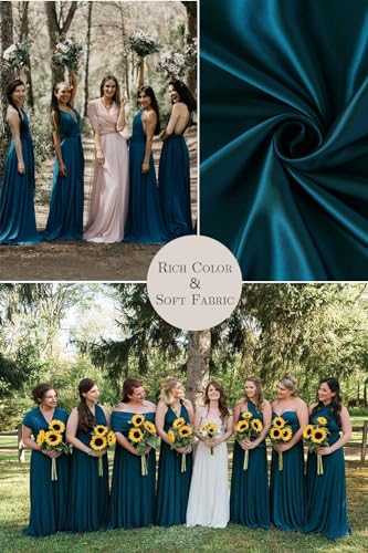 Image of 72styles Infinity Dress with Bandeau, Convertible Bridesmaid Dress, Long, Plus Size, Multi-Way Dress, Twist Wrap Dress