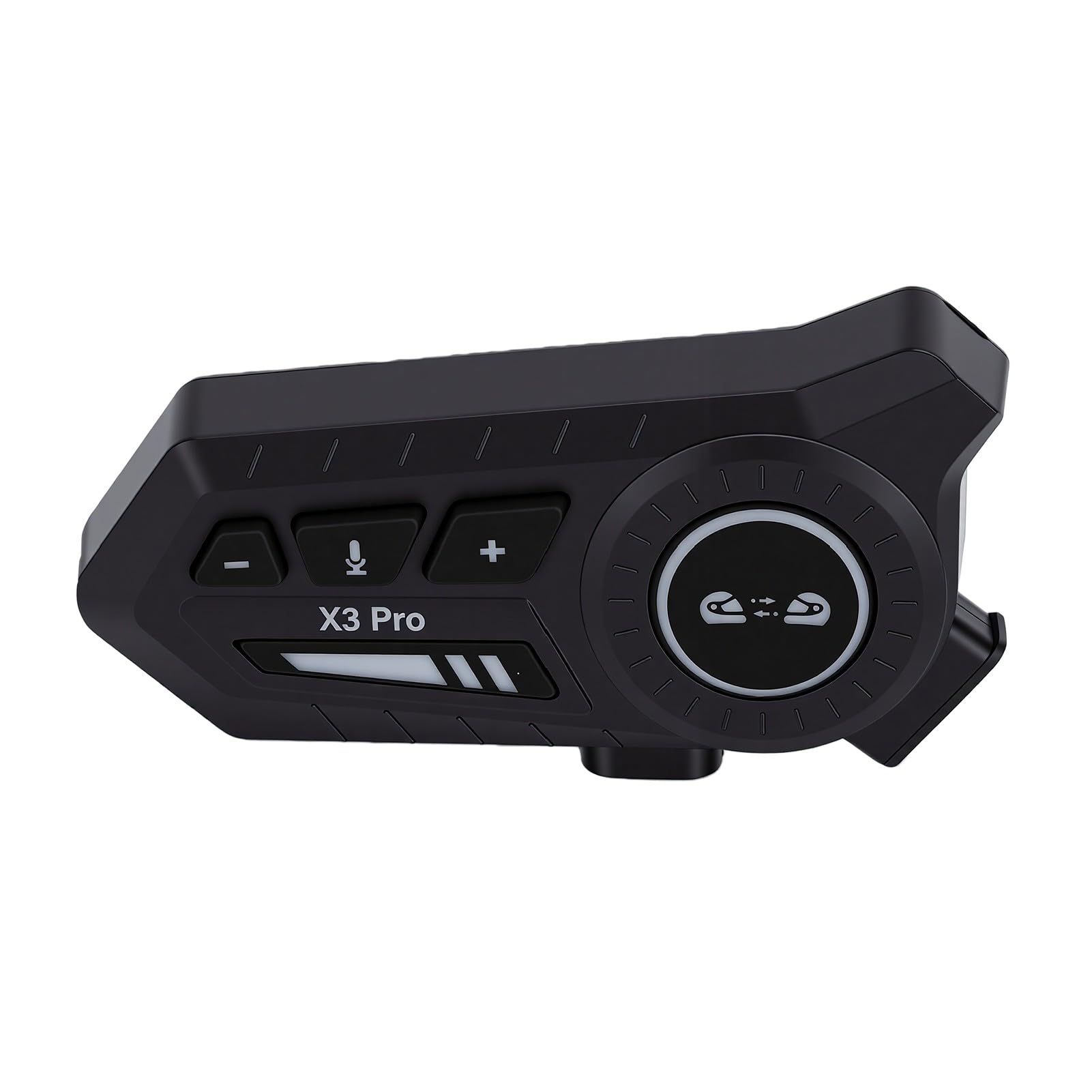 Auricolare Bluetooth per Moto Design Durevole Multifunzionale per Uso Esterno Batteria IPX6 Impermeabile da 15 Ore