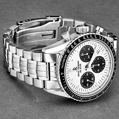 Men's 17000.6132 'Aviator' Silver Dial Stainless Steel Chronograph Automatic Watch2