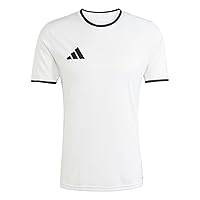 adidas Uomo Entrada26 Jersey Shirt, White/Black