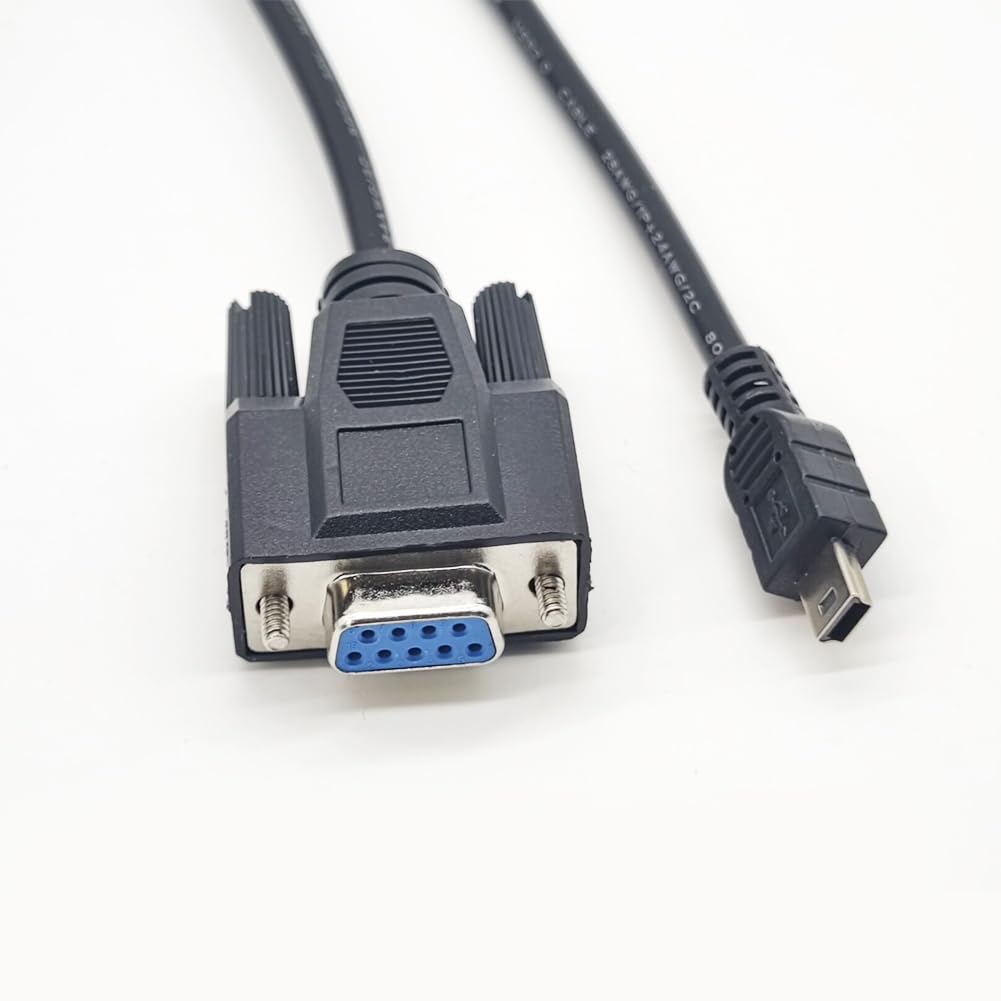 Elecbee Mini USB a Rs232 Adaptador serie Rs232 DB9 Cable convertidor hembra 1 metro