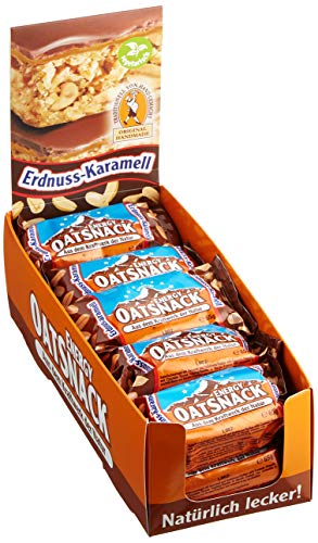 Davina Energy OatSnack, natürliche Riegel - von Hand gemacht, Erdnuss-Karamell, 975 g