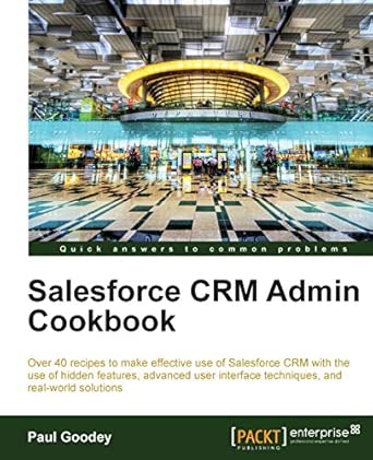 Salesforce CRM Admin Cookbook book cover