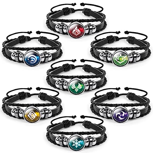 Aucuu 7 pulseras de ojos de Dios de anime, 21*20*2