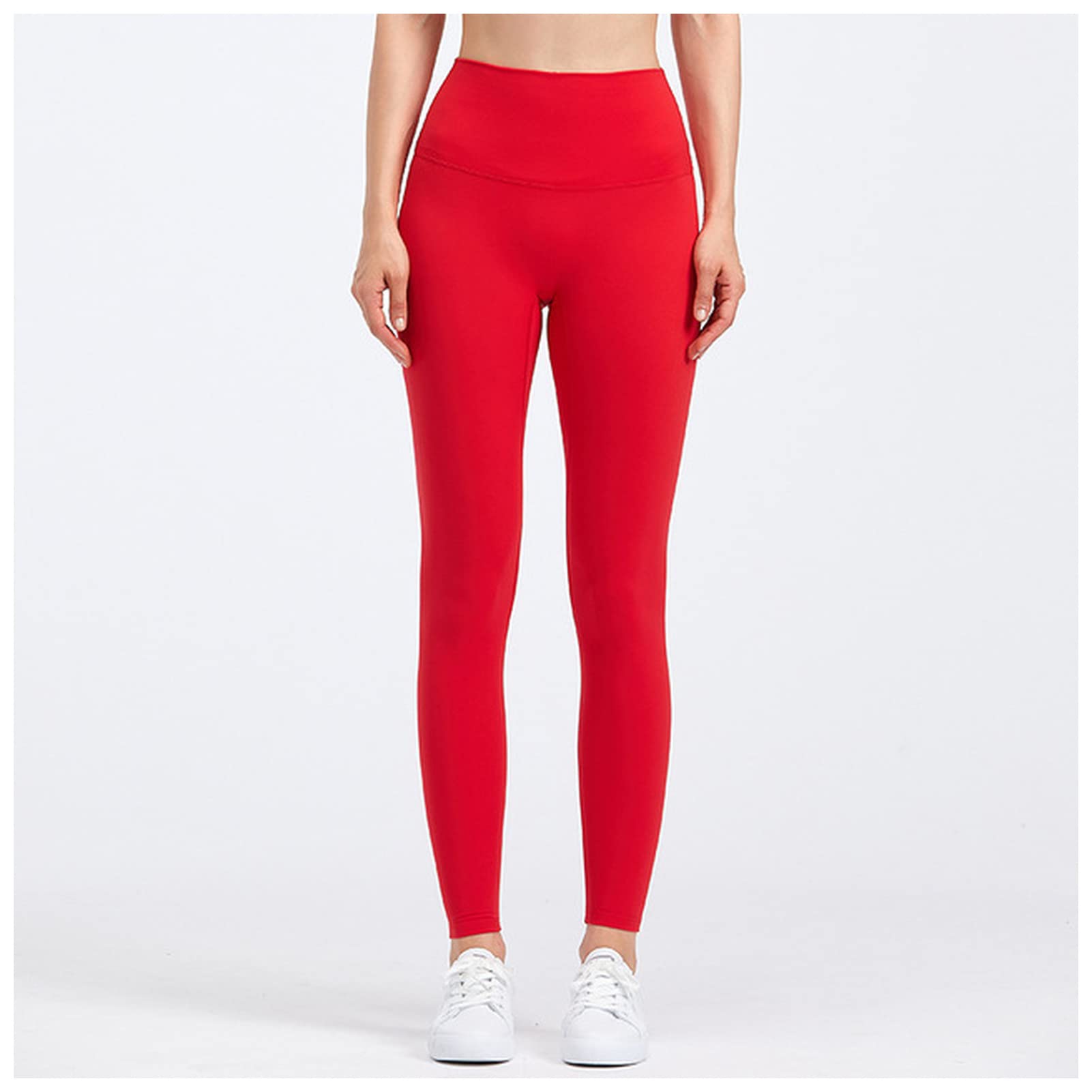 Polainas Impermeables Real altura de alto (12,5 cm) + Sin costura frontal Entrenamiento Deporte Pantalones Yoga Pantalones Legging Mujeres Desnudos Gimnasio Fitness Leggings Polainas Trail Running(Chi