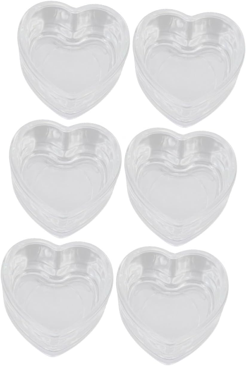 FRCOLOR 6pcs Hamster Food Bowls Smooth Chinchilla Water Bowls Pet Feeding Dishes Spill Design for Hamsters and Animals