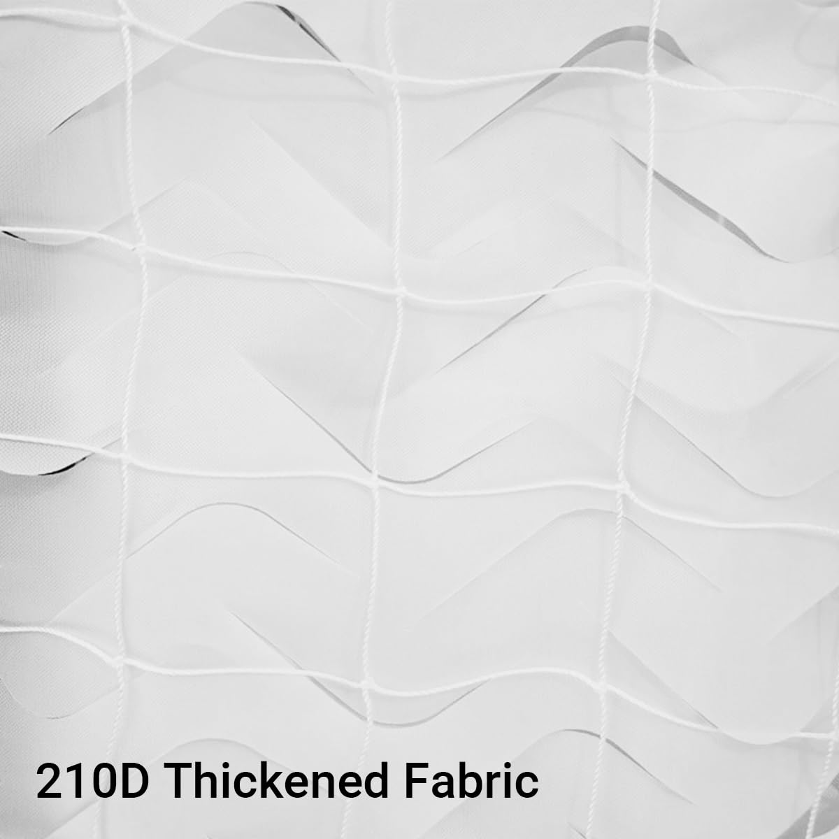 Filet De Camouflage Blanc Voile D'ombrage Camouflage Militaires Camo Netting Sun Shelter Réseau pour Chasse décoration Jardin Photo Auvents Terrasse 1.5/2/3/4/4.5/5/6/8/10m Longue(4.5x6.0m)
