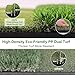 5x4ft Golf Mat with Ball Tray, Thickened Dual-Turf Golf Hitting Mat with Alignment Lines for Indoor & Outdoor Use, Golf Practice Mat for Swing & Simulators & Chipping Training, Ideal Gift for Golfers