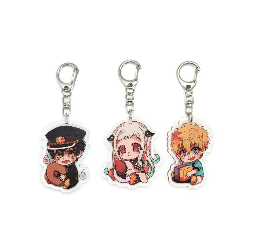 EBTY DREAMS Inc. - Set of 3 Toilet Bound Acrylic Keychain Kou Minamoto, Hanako-kun, Nene Yashiro v2