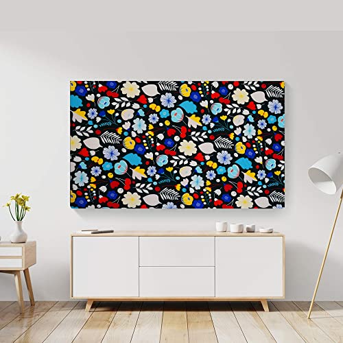 Image of Glassiano Marigold Dustproof Printed 39 inch LED TV Cover Screen Protector Compatible for All Models, Print 05