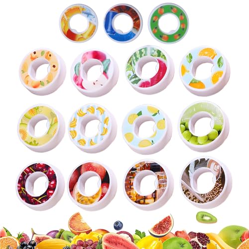 7 PCS Random Flavoured Water Bottle with Flavour Pods, Fruit Water Bottle Flavour Pods Bottles Flavor Caps, Sports Waters Cup Ring Outdoor Sport for Waters Flavouring Bottles Cup Accessory (No bottle)