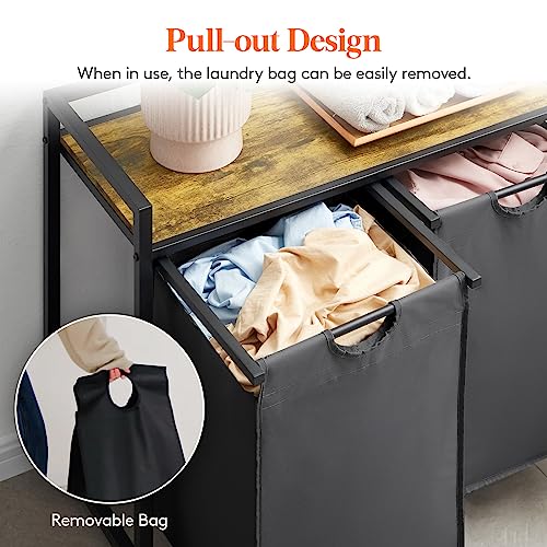 Lifewit-Laundry-Hamper-4-Section-168L-Pull-out-Laundry-Clothes-Basket-Organizer-with-Large-Top-Shelf-and-4-Removable-Bags-and-Handles-Laundry-Sorter-for-Laundry-Room-Bedroom-Bathroom-Dorm-Black Lifewit Laundry Hamper 4 Section 168L Pull out Laundry Clothes Basket Organizer with Large Top Shelf and 4 Removable Bags and Handles Laundry Sorter for Laundry Room Bedroom Bathroom Dorm Black