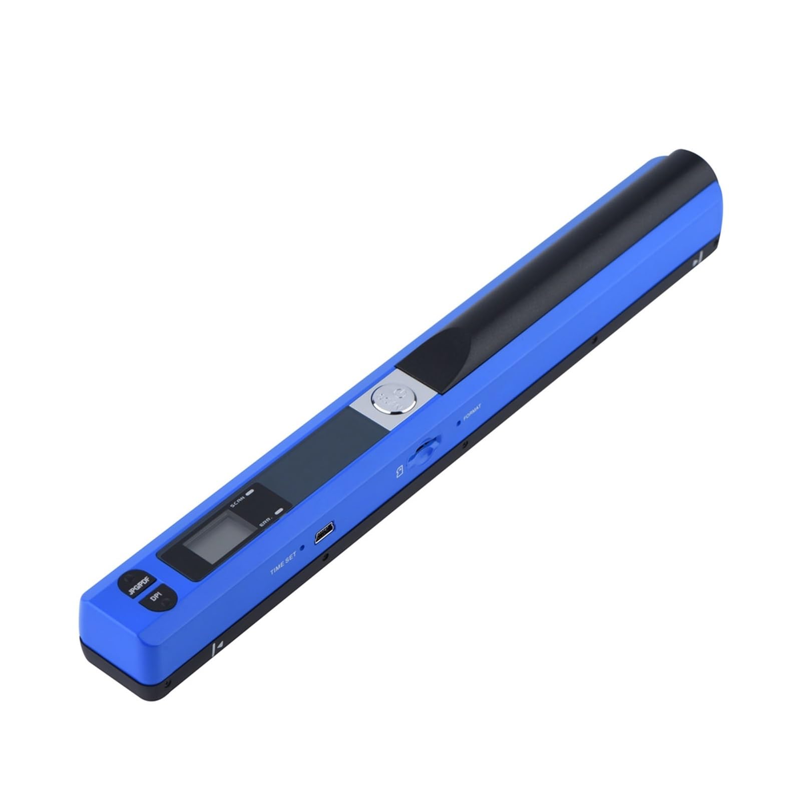 Document Scanner, Portable Creative Handheld e Portable Document Image A4 Hand Scanner, 900DPI USB2.0 Scaner Support JPG/PDF Format(Blu)
