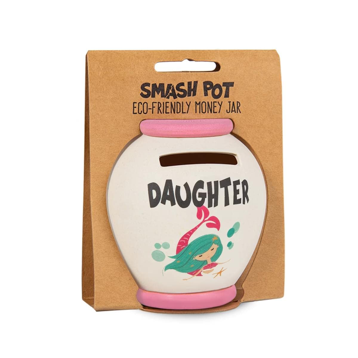 History & Heraldry Personalised Bamboo Smash Pot Money box (Daughter)