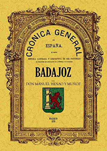 Portada de Cronica de la Provincia de Badajoz